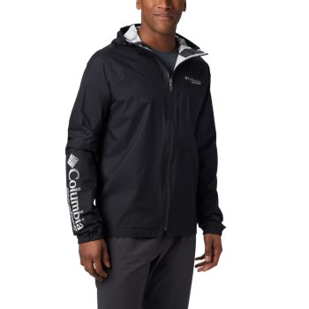 Columbia Muške Jakne - Rogue Runner Wind Crne Bijele | SAKT-69571